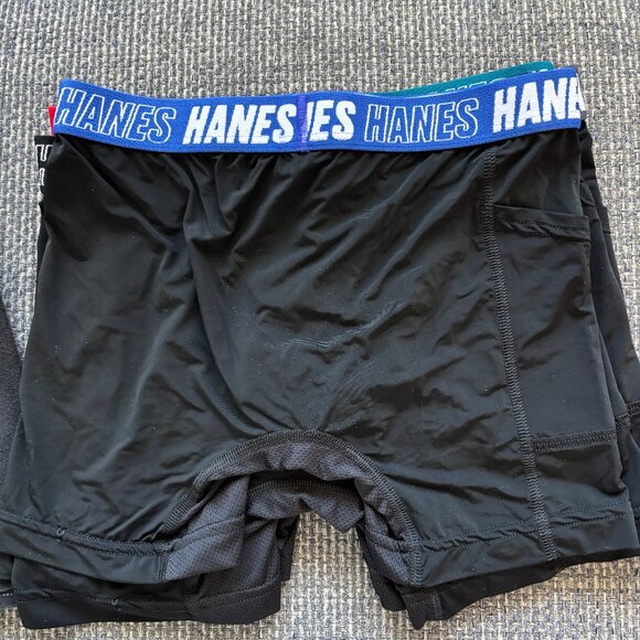 🩳 Hanes Moves X‑Temp® Tagless Boxer Briefs – Youth L (12–14) – 5‑Pack - Picture 3 of 4